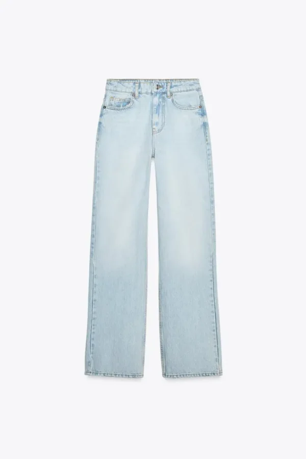 STRAIGHT LIGHT BLUE JEANS