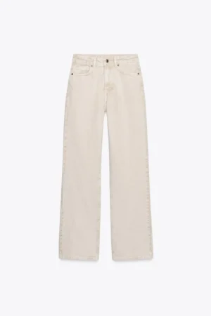 STRAIGHT BEIGE JEANS