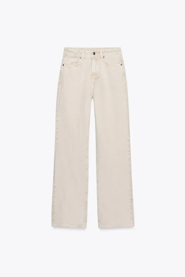 STRAIGHT BEIGE JEANS