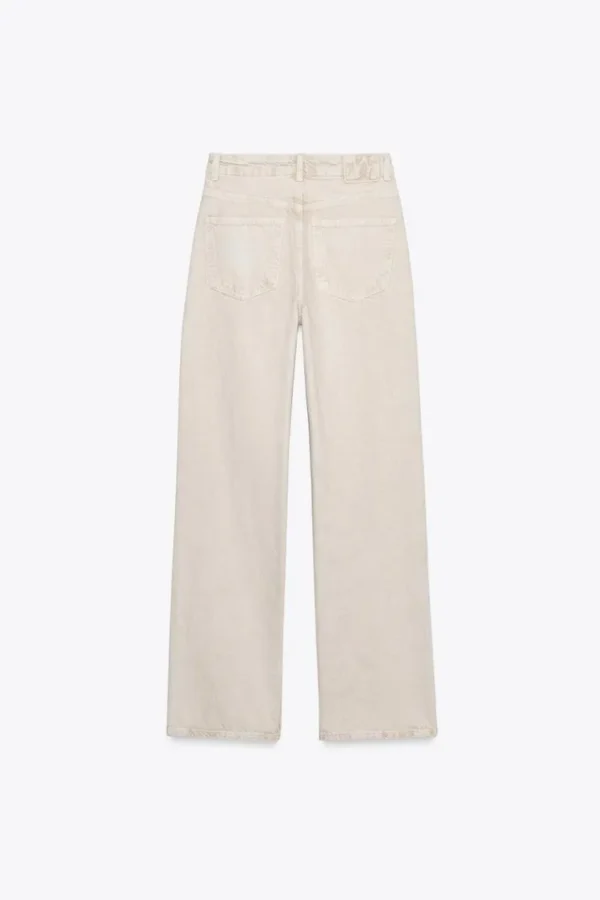 STRAIGHT BEIGE JEANS