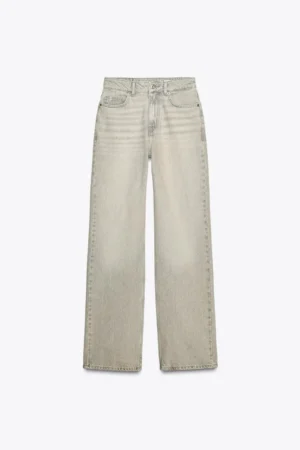 STRAIGHT LIGHT GREY JEANS