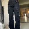 Crazy Multi Pockets Baggy Cargo Jeans
