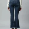Bootcut Full Length Dark Blue Jeans