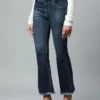 Bootcut Full Length Dark Blue Jeans