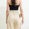 Korean Baggy High Waist Cargo Pants