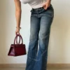 Retro Old School Flare Bootleg Jeans