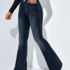 Deep Blue Flare Bootcut Jeans