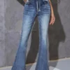 Blue Sturdy Wash Flare Bootleg Jeans