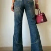 Retro Old School Flare Bootleg Jeans