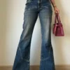 Retro Old School Flare Bootleg Jeans