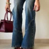 Retro Old School Flare Bootleg Jeans
