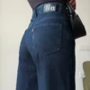 Deep Night Blue Wide Leg Jeans
