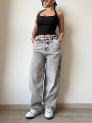 Platinum Drift Baggy Fit Jeans