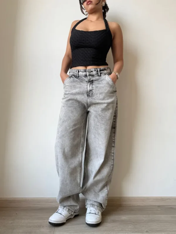 Platinum Drift Baggy Fit Jeans