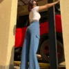 Boyfriend Cargo Wide Leg Denims