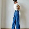 True Blue Wide Leg High Rise jeans