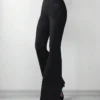 Black Bootcut Flare High Waist Jeans