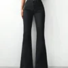 Black Bootcut Flare High Waist Jeans