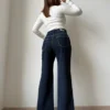 Midnight Indigo Baggy Wide Leg Jeans
