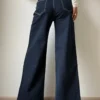 Midnight Indigo Baggy Wide Leg Jeans
