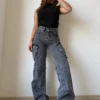 All Out Flare Cargo Unisex Jeans
