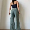 Dirty Fade Out Wash Cargo Denims