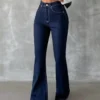 Indigo Navy Flare Fit Jeans