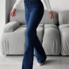 Dark Blue Bootcut Flare Jeans