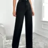 Blackish Super Rise Straight Leg Jeans