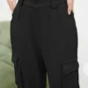 Korean Baggy High Waist Cargo Pants