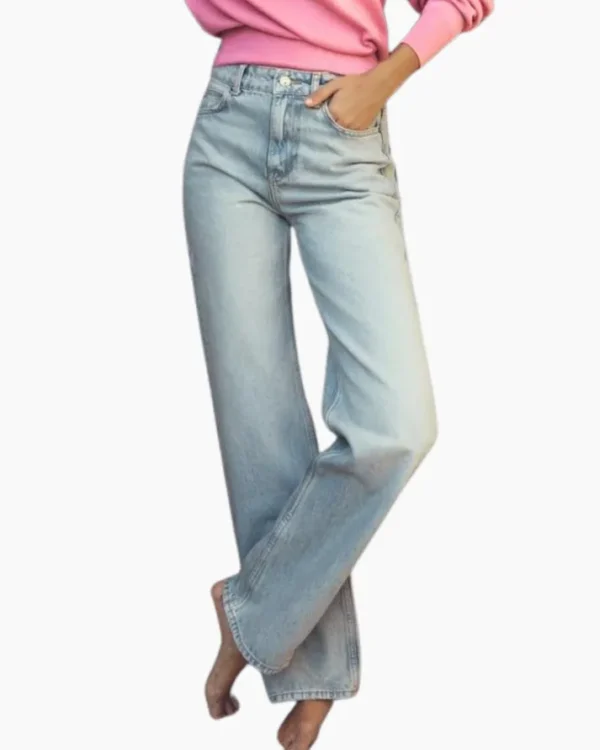 STRAIGHT LIGHT BLUE JEANS