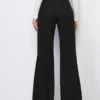 Black Plazo Fall Wide Leg High Rise Jeans