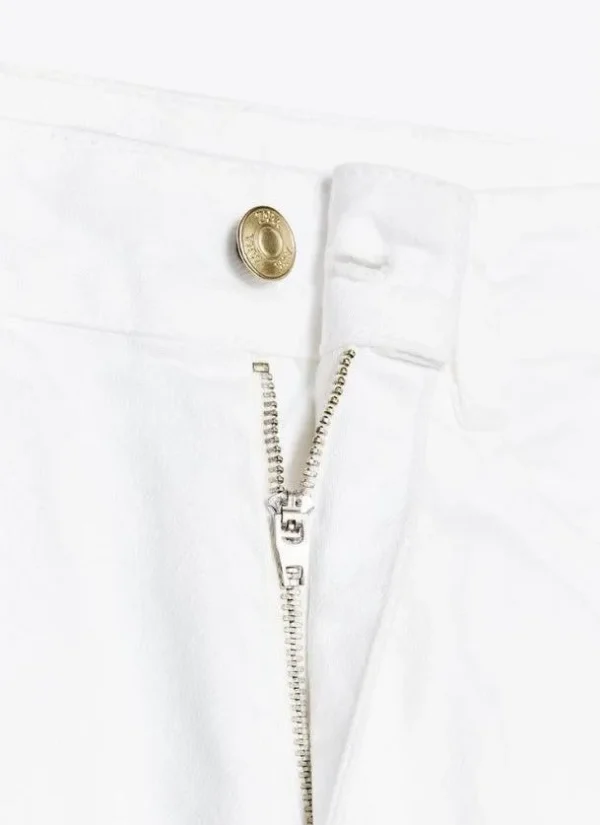 mf_609x WHITE STRAIGHT-LEG HIGH-WAIST JEANS