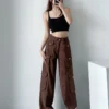 Crazy Multi Pockets Baggy Cargo Jeans