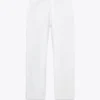 nhf_579x WHITE STRAIGHT-LEG HIGH-WAIST JEANS